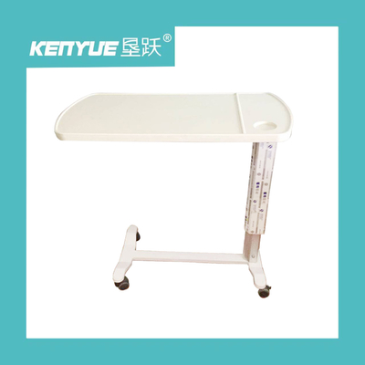 kaufen Speisen von Krankenhaus-Bett-Tray Table Metal Gas Spring-Krankenhaus Overbed-Tabelle Online-Herstellung