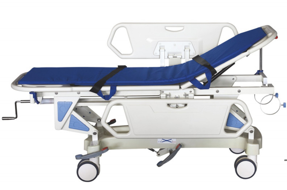 kaufen Manuelle Notfalltransport-Stracher-Trolley Krankenhaus-Patiententransfer-Zentralbremse Online-Herstellung