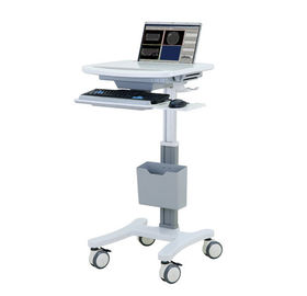 kaufen Aluminiumrollen-Computer-Wagen medizinisch alle in einem mit Tabellen-Höhe 80-120cm Online-Herstellung