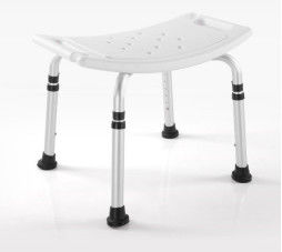 kaufen Entfernbare hintere verstellbare weiße Höhe 50cm Badehocker-Aluminiumlegierung Bule Online-Herstellung