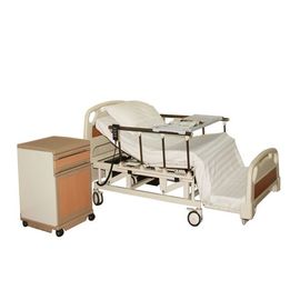 kaufen Metallelektrischer Krankenpflege-Bett-Kohlenstoffstahl mit Funktions-Motor ABS Platten-fünf Online-Herstellung