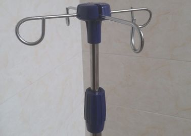kaufen Entfernbare Zusatz-rostfreie einfache Fall-Sachen Moviable Iv Pole auf Krankenbett Online-Herstellung