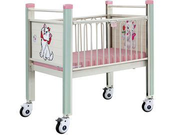 kaufen Rosa Karikatur-bewegliches Baby-Bett, Stahlepoxidbaby-Sorgfalt-Bett mit Gießmaschinenkrankenhaus-Babybett-Krankenhauskinderbett Online-Herstellung