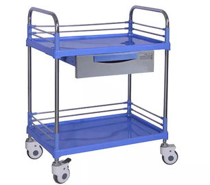 kaufen Blaue medizinisches Instrument-Laufkatzen-Krankenhaus-Einspritzungs-Behandlung/Medikamentenverabreichungs-Krankenhaus-Laufkatze Online-Herstellung
