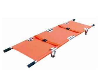 kaufen Metall + orange Rollwagen-zusammenklappbarer Krankenhaus-Krankenwagen PVCs Not Online-Herstellung