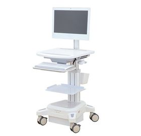 kaufen ABS Krankenhaus-Arbeitsplatz aller in einer Computer-Wagen-Laufkatze mit stummem Gießmaschinen-Rad Online-Herstellung
