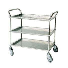 kaufen Drei Reihen-Edelstahl-chirurgisches Instrument-Laufkatzen-Metallgriff im Silber Online-Herstellung