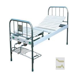 kaufen Krankenhaus-Bett der hohen Qualität manuelles normales einfaches Metallmit reizbarer Stahlbett CER-ISO anerkannt Online-Herstellung
