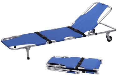 kaufen Aluminiumlegierungs-Krankenwagen-geduldiges Notfaltstreckvorrichtungs-Blau Online-Herstellung
