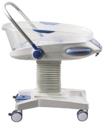 kaufen Krankenhaus-Kinderbettbaby-Krippe Hydrauliksystem steuern Krankenhaus-Baby-Laufkatzen-Weiß der Lasts-25kg Online-Herstellung