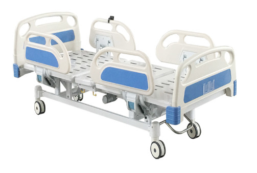 kaufen Krankenhaus-Bett-blaues Weiß ICU Ward Room Three Function Electric Online-Herstellung