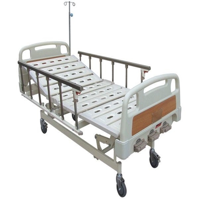 kaufen 5 Kurbel-Klinik-manuelles Krankenhaus-Bett-Mobile der Zoll-Gießmaschinen-drei Online-Herstellung