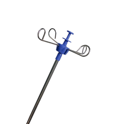 Plastikinfusionsgerät-Blau des metallkrankenhaus-IV mit Haken