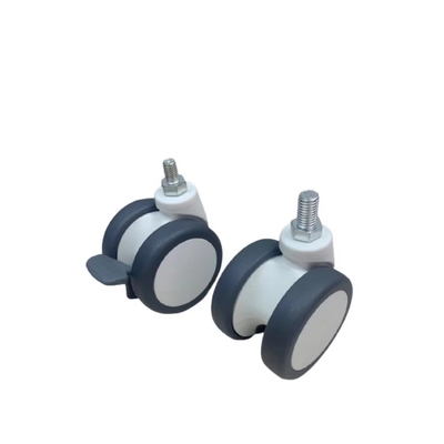 Verlegte medizinische Wagen-Gießmaschinen der Stamm-Schwenker-Doppel3 Zoll-Universalitäts-65MM