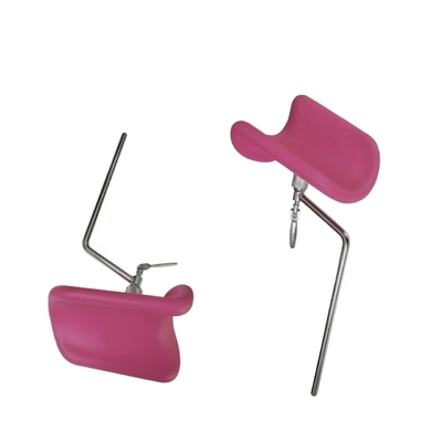 Krankenhaus-Mutterschaftsbett-Teil-Bein-Klammer-Überzug-Material-Rosa