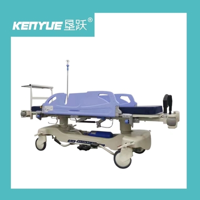 Langes Lebens-Krankenhauspatient-Notrollwagen-blaue Farbe