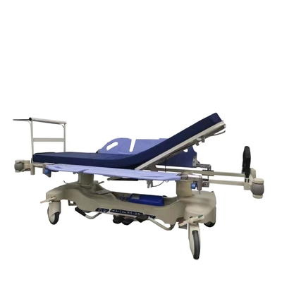 Langes Lebens-Krankenhauspatient-Notrollwagen-blaue Farbe