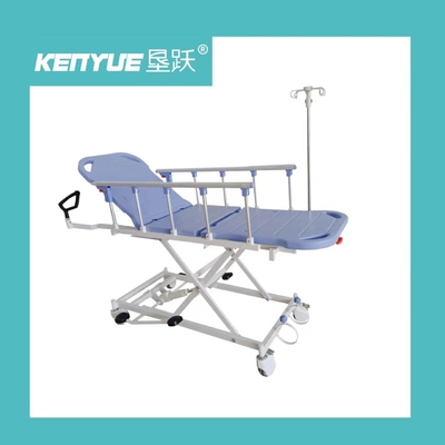 Hydraulisches Krankenwagen-Rollwagen-Blau für das Krankenhaus medizinisch
