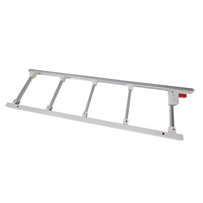 Fünf Bett-Seiten-Schienen-Aluminiumlegierungs-Leitschiene Polen silberne zusammenklappbare medizinische