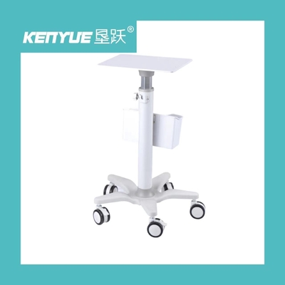 ABS Technik-Plastikaluminiumlegierungs-Spalten-Krankenhaus-Stand-Monitor-Laufkatze