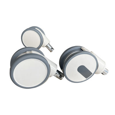 6 Zoll Zentralsteuerrad TPR+PP 32*50mm mit medizinischem Zubehör Rad Weiß