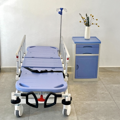 Hydraulisches Krankenwagen-Rollwagen-Blau für das Krankenhaus medizinisch