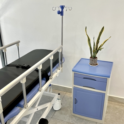 Hydraulisches Krankenwagen-Rollwagen-Blau für das Krankenhaus medizinisch