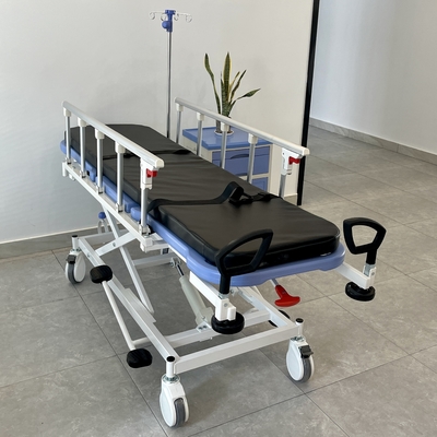 Hydraulisches Krankenwagen-Rollwagen-Blau für das Krankenhaus medizinisch