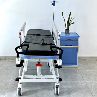 Hydraulisches Krankenwagen-Rollwagen-Blau für das Krankenhaus medizinisch