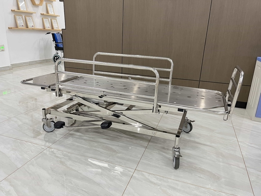 Hochwertige Edelstahl Notfallträger Trolley Edelstahl Schranke
