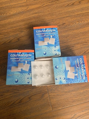 Medizinischer zahnärztlicher hämostatischer Schwamm absorbierbarer Gelatinschwamm