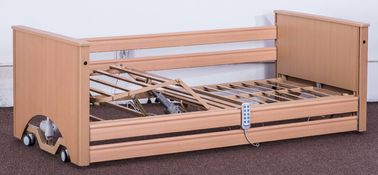 Hölzernes Material mit Bremsgießmaschinen-Krankenpflege-Bett von fünf - Funktion