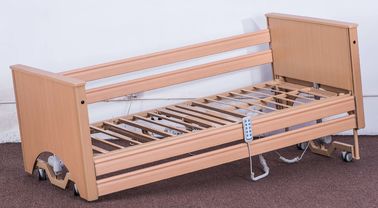 Hölzernes Material mit Bremsgießmaschinen-Krankenpflege-Bett von fünf - Funktion