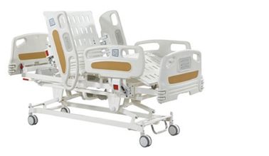 Edelstahl-elektrisches Krankenpflege-Bett errichtet im Bedienfeld, elektrisches geduldiges Bett