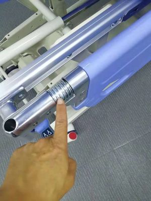 Notfall-PatientTransfer CartRotating geduldige Übergangsbahre der Seiten-Schienen-zentrale Gießmaschinen-150mm