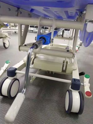 Notfall-PatientTransfer CartRotating geduldige Übergangsbahre der Seiten-Schienen-zentrale Gießmaschinen-150mm