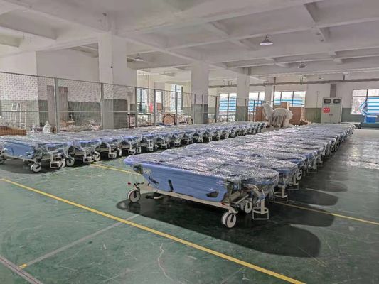 Notfall-PatientTransfer CartRotating geduldige Übergangsbahre der Seiten-Schienen-zentrale Gießmaschinen-150mm
