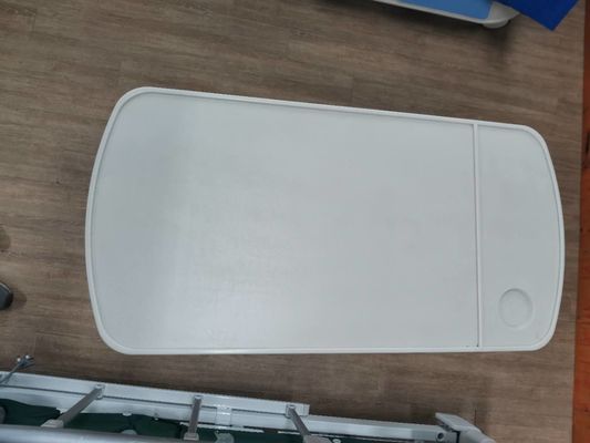 Plastikspeisetisch 90X34.5cm über Bett-Tischplatte über der Bett-Krankenhaus-Tabelle