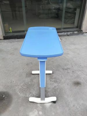 Gasdruckdämpfer-Krankenhaus-Bett-Tray Table Adjustable Over Bed-Tabelle auf Rädern
