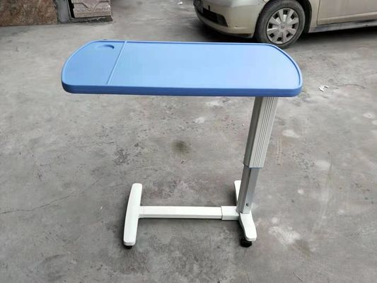Gasdruckdämpfer-Krankenhaus-Bett-Tray Table Adjustable Over Bed-Tabelle auf Rädern
