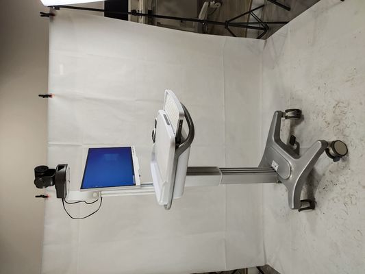 Medizinischer integrierter bewegender Laufkatzen-Aluminiumlegierungs-Computer Worksations-Wagen