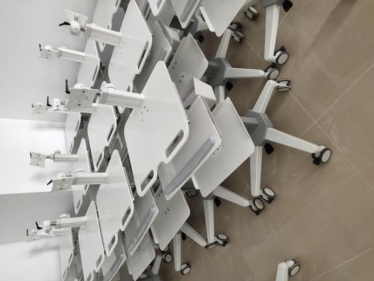 Einteilige Computerwagen Arbeitsplatz-Laufkatze integrierte hochfestes