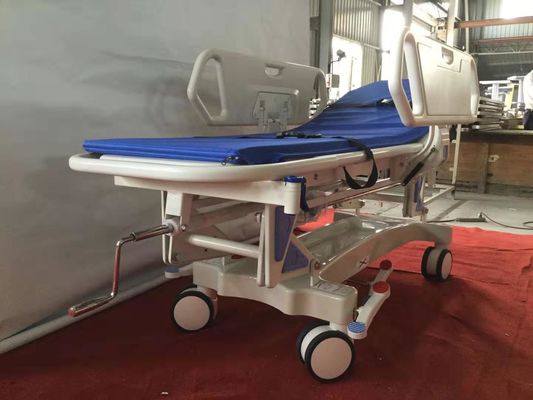 Pp.-Seiten-Bahntransport-Laufkatzen-Krankenhauspatient-Übergangsnotrollwagen