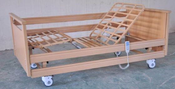 Hölzerne geduldige zusammenklappbare Funktions-elektrische Krankenpflege CareBed Siderails zwei