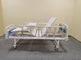 Zwei Kurbel-elektrisches Krankenhaus-Bett, elektrisches geduldiges Bett-rostfreier Bett-Rahmen