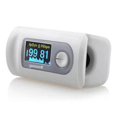 Pulsoximeter des weißen Fingers des Plastiks für Krankenhausoximeter