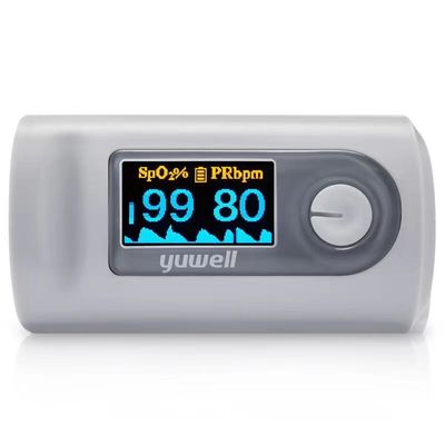 Pulsoximeter des weißen Fingers des Plastiks für Krankenhausoximeter