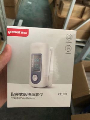 Pulsoximeter des weißen Fingers des Plastiks für Krankenhausoximeter