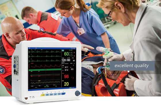 Tragbares ECG-medizinisches Gerät für Haus alles in einem Detektor elfenbeinfarbenen ABS Material