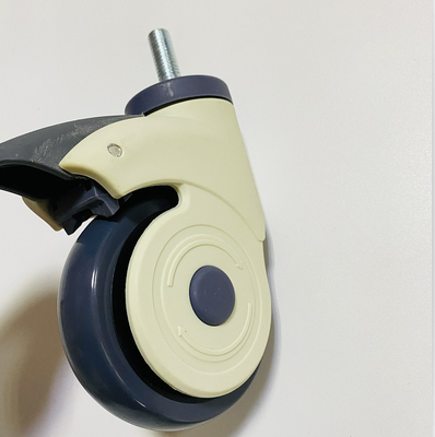 4 Zoll-Universalrad-Krankenhaus-medizinische Gießmaschinen mit der Bremse cremefarben